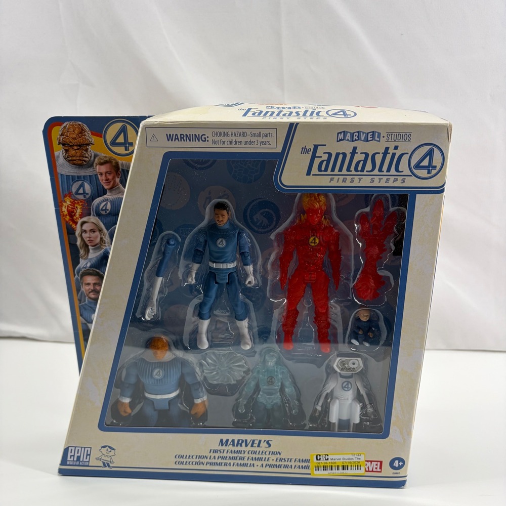 Marvel Studios Fantastic 4 First Steps First Family Collection 6 Figure Set NIB